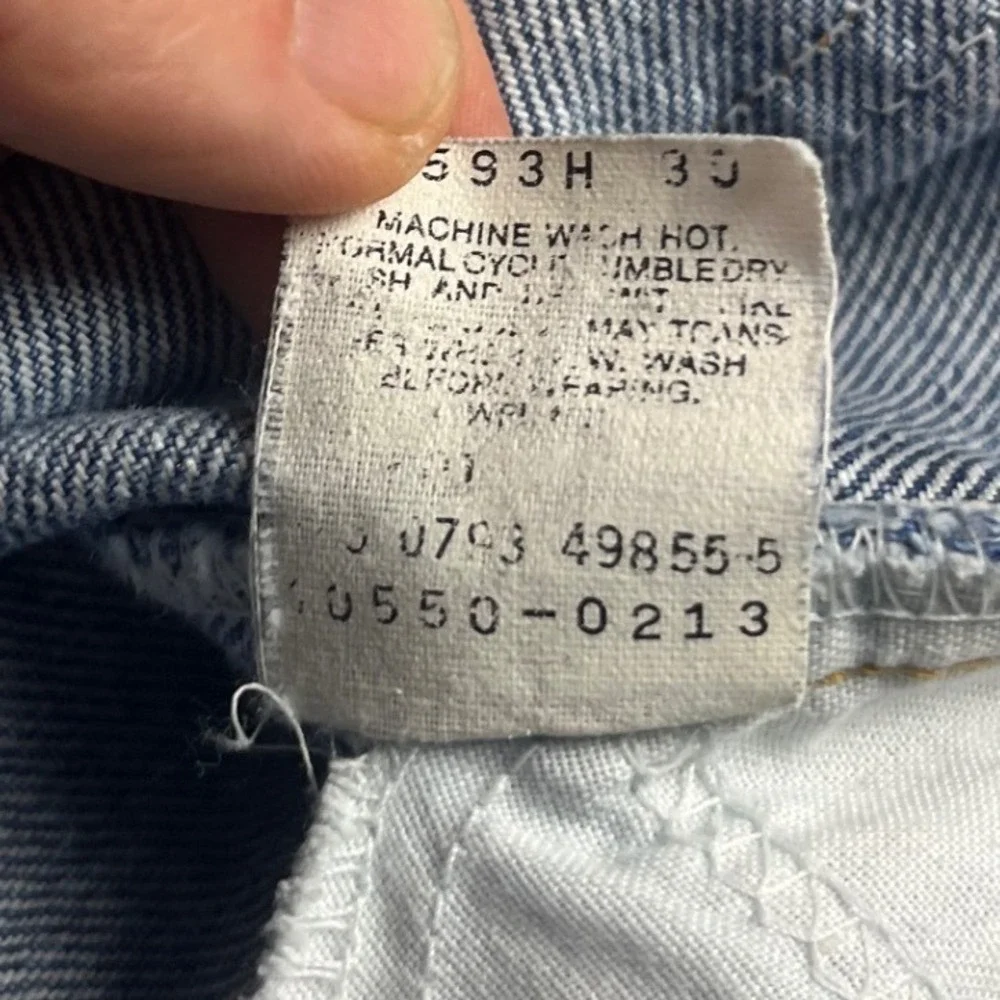 Vintage‎ Levis 550 Orange Tab Relaxed Fit Tapered Leg Jeans Made USA Mens 38x32*